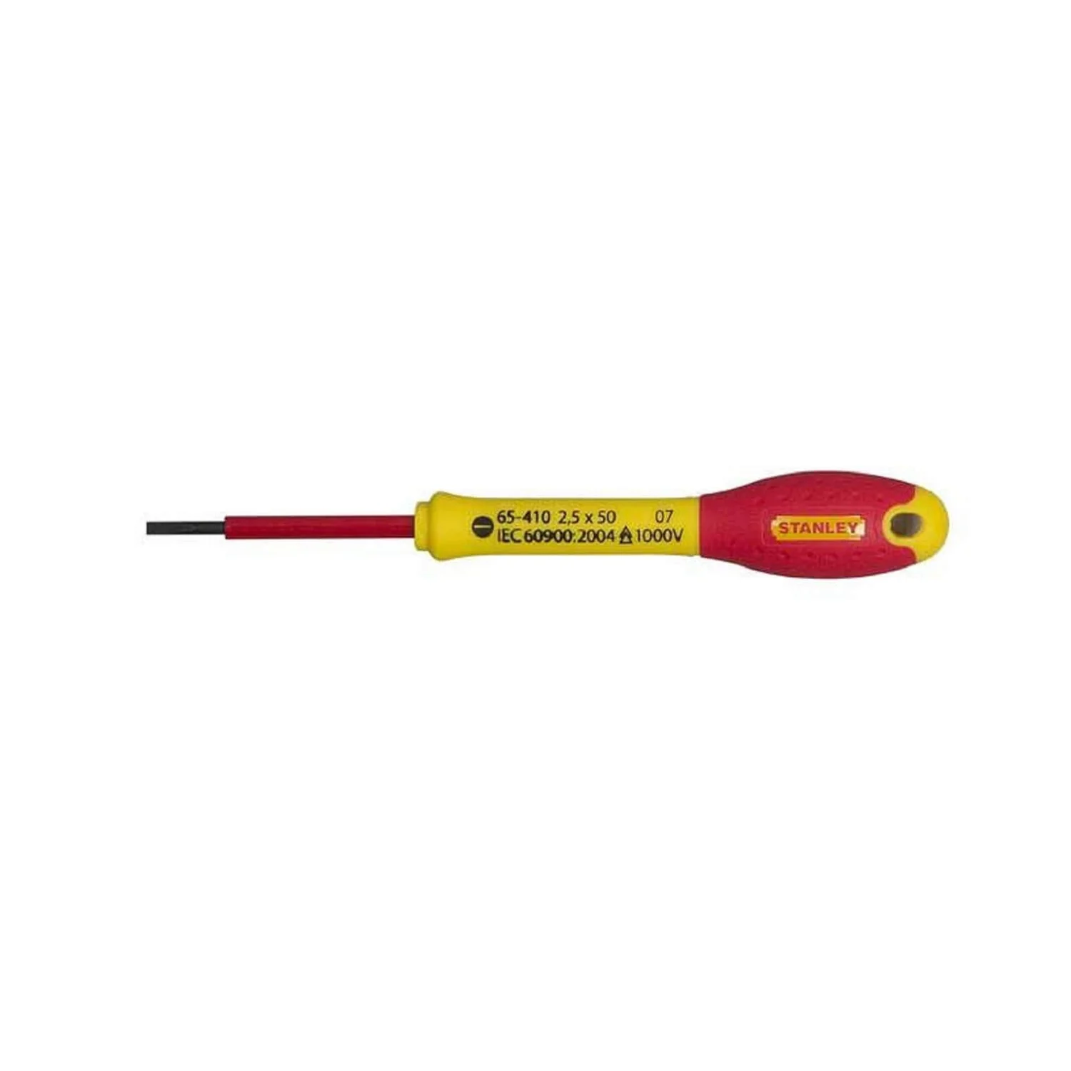 Stanley Fatmax Slotted Insulated Screwdriver - 2.5x50mm 3 Stanley Fatmax Slotted Insulated Screwdriver - 2.5x50mm