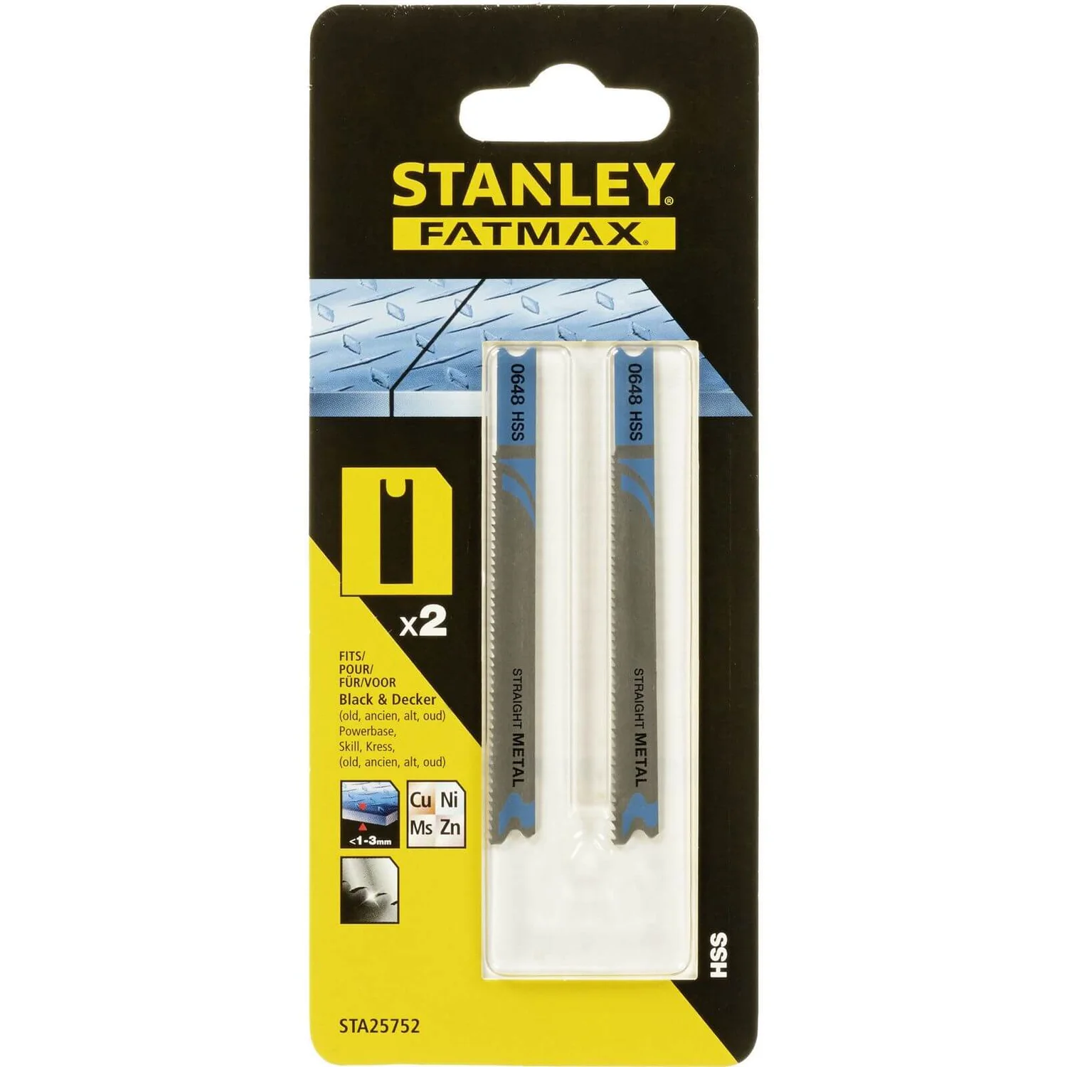 Stanley Fatmax Jigsaw Blade Metal - STA25752-XJ 3 Stanley Fatmax Jigsaw Blade Metal - STA25752-XJ