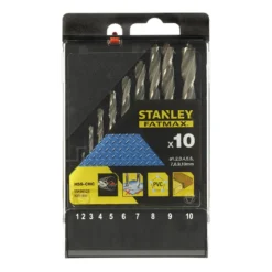 Stanley Fatmax 10Pc Bullet Metal Drill Bit Set -STA56123-XJ