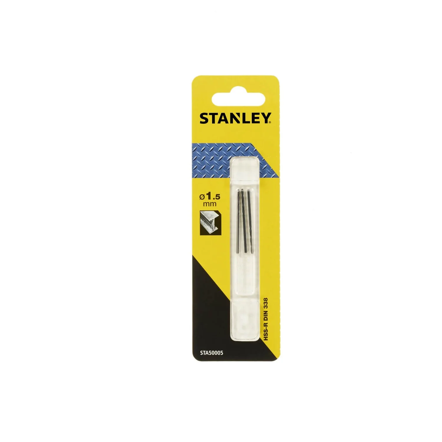 Stanley Metal Drill Bit 1.5mm -STA50005-QZ 3 Stanley Metal Drill Bit 1.5mm -STA50005-QZ