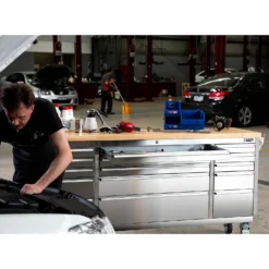 Ultimate Storage 72 Inch Tool Storage Trolley 15 Drawers -Stanley Shop 12816332 2144853915804856