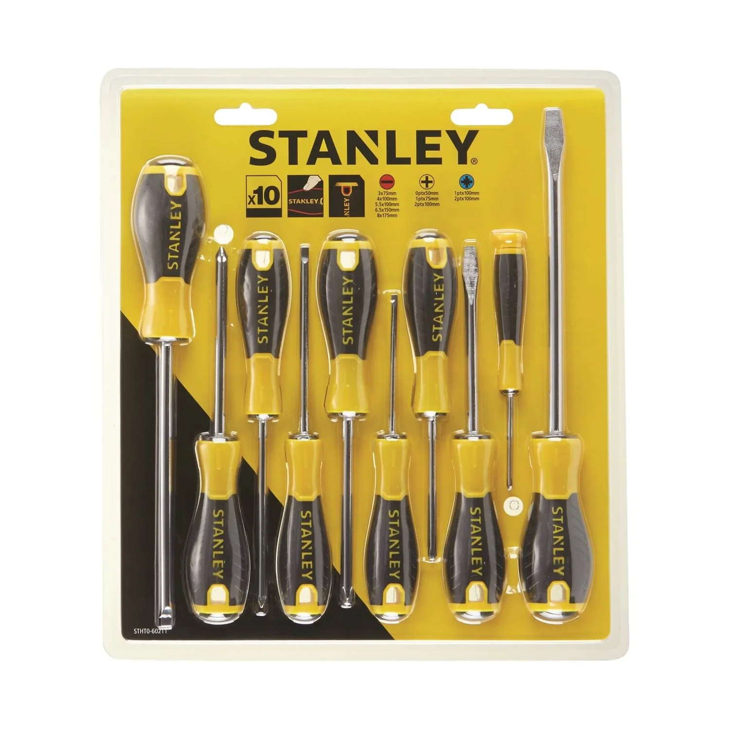Stanley 10-Piece Essential Screwdriver Set 3 Stanley 10-Piece Essential Screwdriver Set