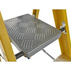 Werner Fibreglass Platform Step Ladder - 12 Tread -Stanley Shop 12824249 2034833200015076