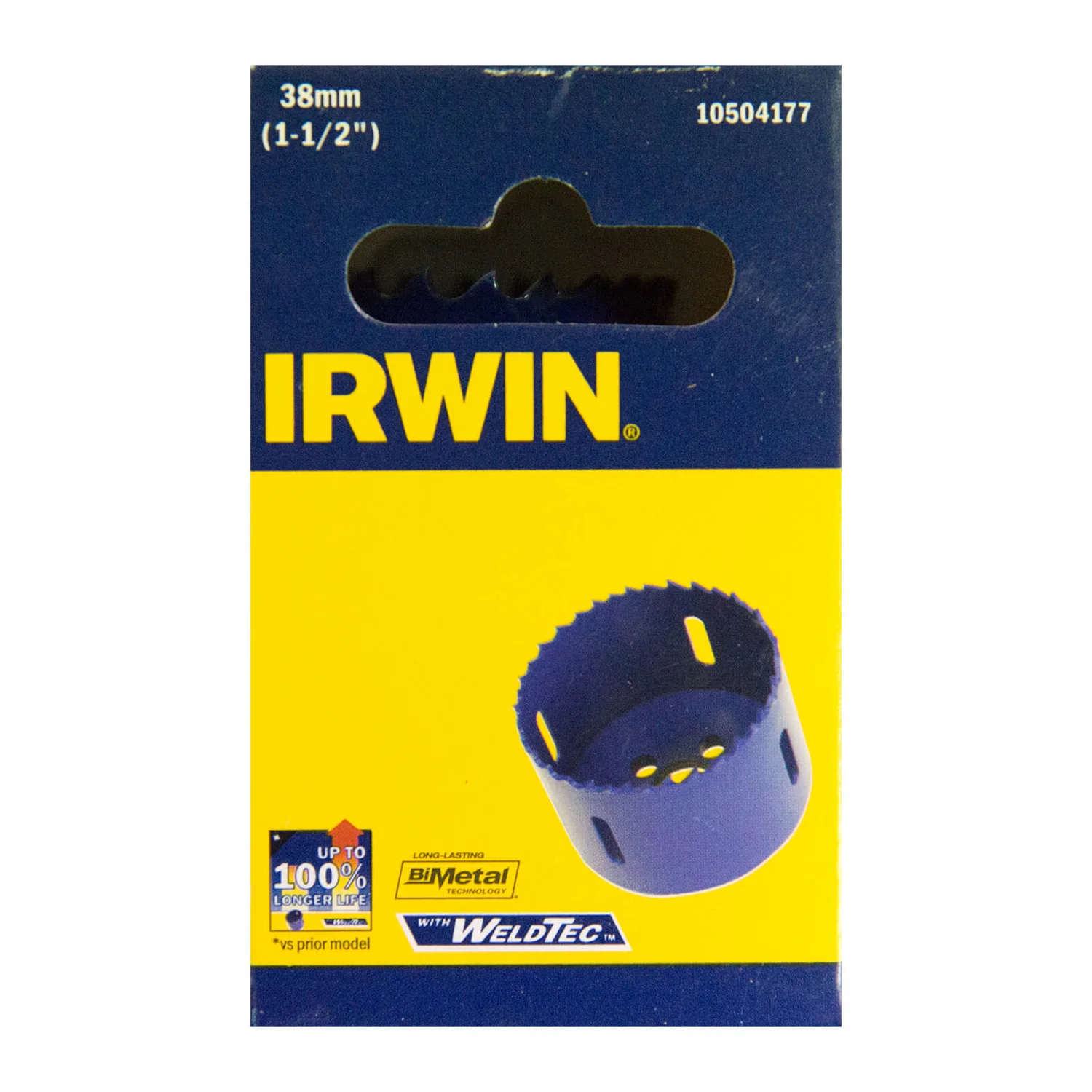 IRWIN Bi-Metal Hole Saw - 38mm 3 IRWIN Bi-Metal Hole Saw - 38mm