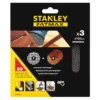 STANLEY FATMAX - 3x 80g Quick Fit Random Oribital Sanding Mesh Discs 150mm -Stanley Shop 12827975 1634831959831183