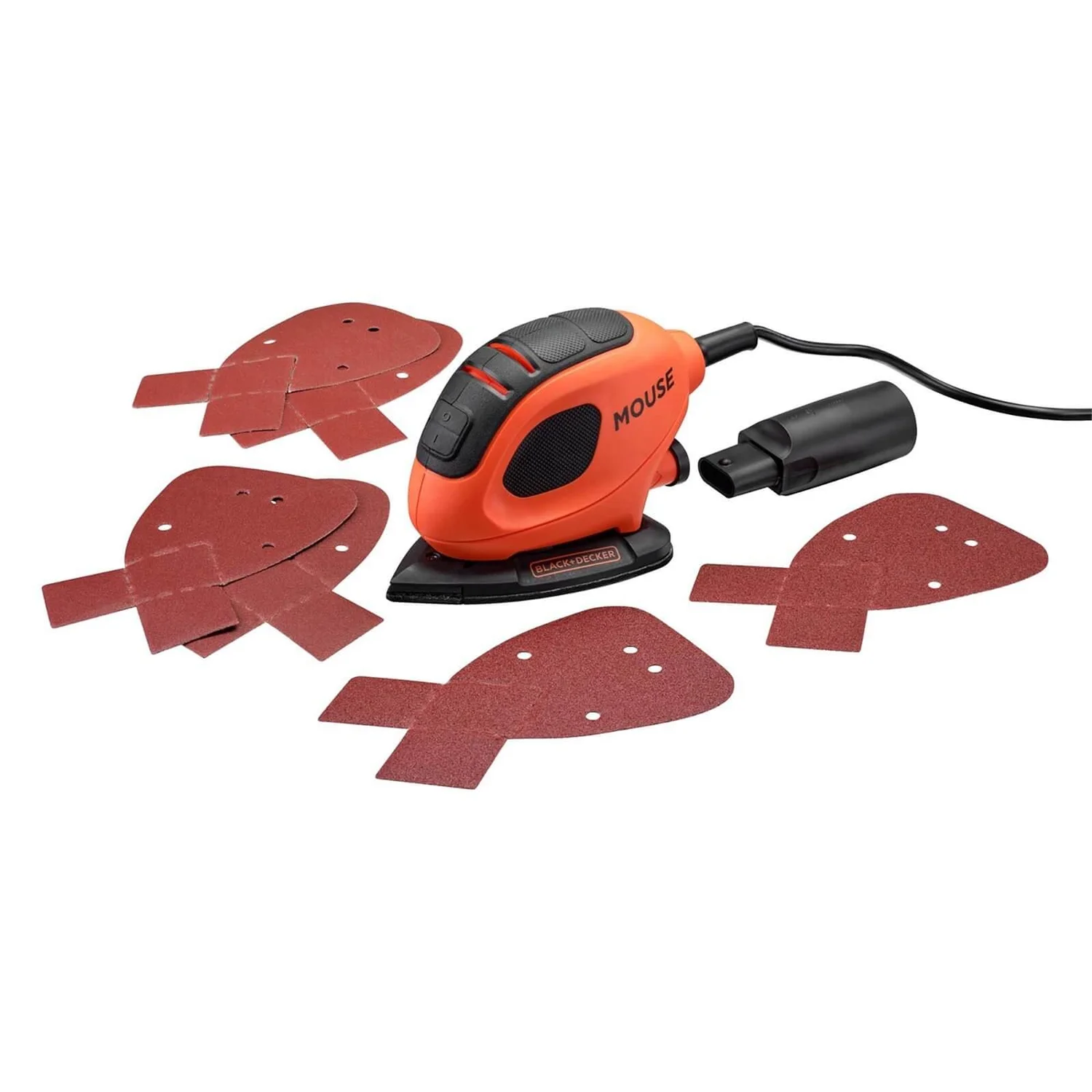 Black & Decker BLACK+DECKER 55W Corded Detail Mouse Sander With 6x Sanding Sheets (BEW230-GB) 3 Black & Decker BLACK+DECKER 55W Corded Detail Mouse Sander With 6x Sanding Sheets (BEW230-GB)