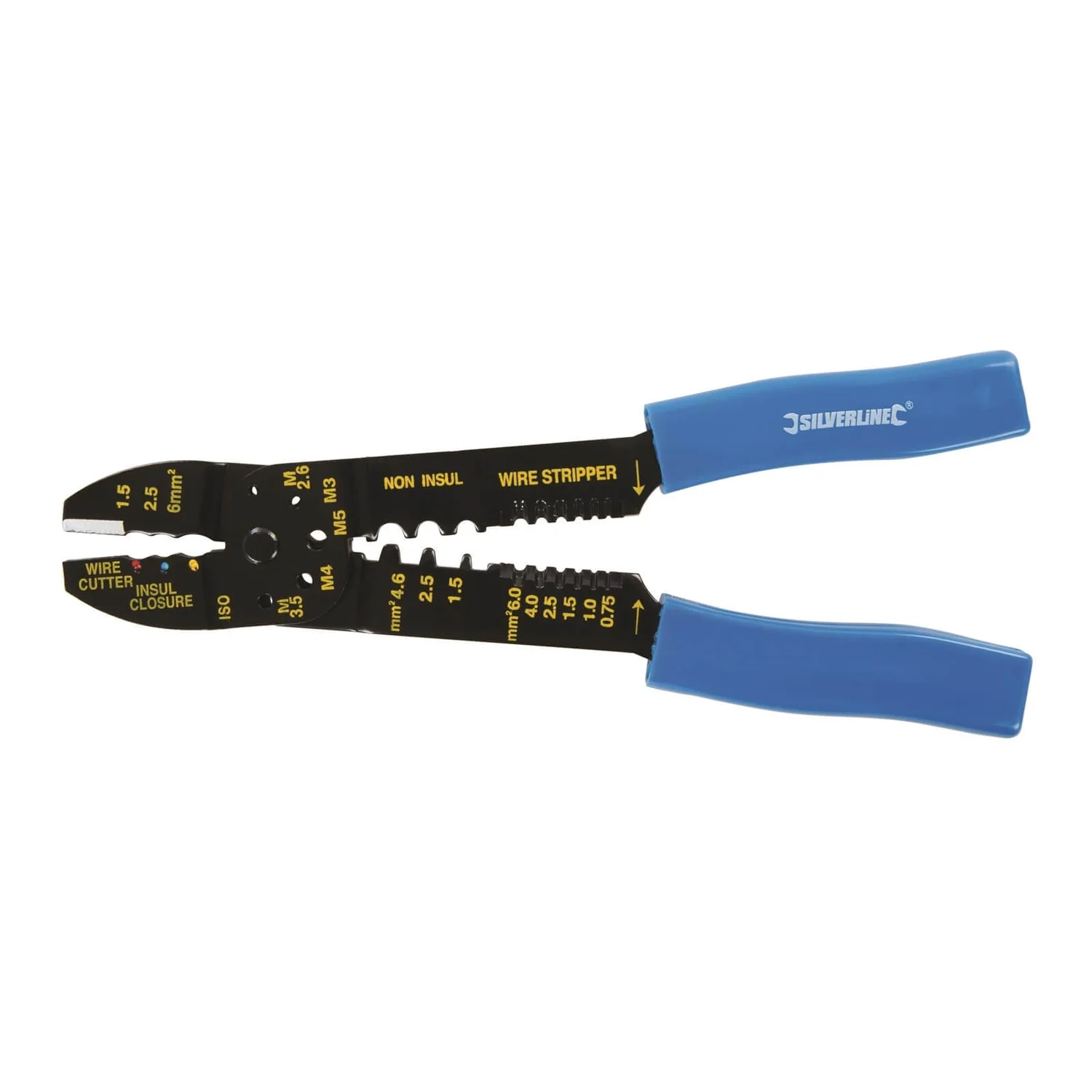 Silverline Crimping & Stripping Pliers - 230mm 6 Silverline Crimping & Stripping Pliers - 230mm - Image 4