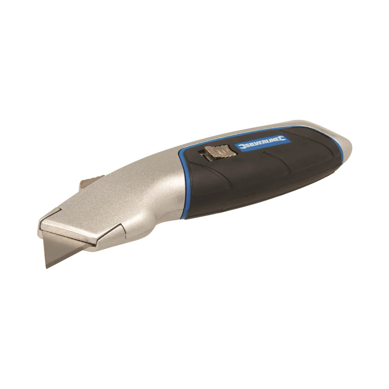 Silverline Quick-Change Retractable Knife 175mm 3 Silverline Quick-Change Retractable Knife 175mm