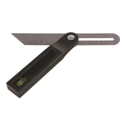 Silverline Sliding T Bevel With Spirit Level - 200mm