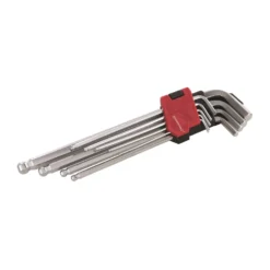 Silverline 9 Piece Hex Key Ball End Expert - 1.5-10mm