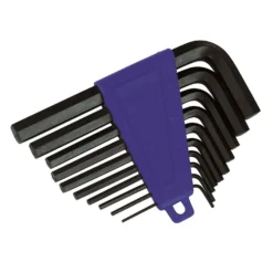 Silverline 10 Piece Hex Key Set - 1/16-3/8"