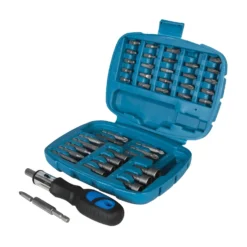 Silverline 45 Piece Ratchet Screwdriver Bit & Socket Set -Stanley Shop 12830623 2364832982008436