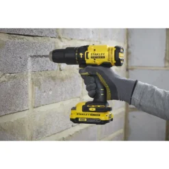 STANLEY FATMAX V20 18V Cordless Combi Drill With Kit Box (SFMCD711D11-GB) -Stanley Shop 12831180 1144845587482233
