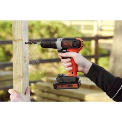 Black & Decker BLACK+DECKER 18V Cordless Drill Driver With Battery And Charger (BCD001C1-GB)
