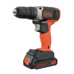 Black & Decker BLACK+DECKER 18V Cordless Drill Driver With Battery And Charger (BCD001C1-GB) -Stanley Shop 12838402 3364832978848902