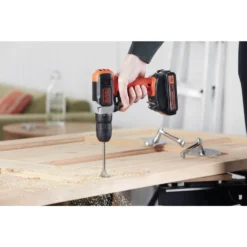Black & Decker BLACK+DECKER 18V Cordless Drill Driver With Battery And Charger (BCD001C1-GB) -Stanley Shop 12838402 7624832978717601