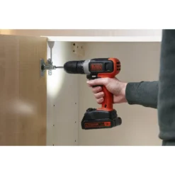 Black & Decker BLACK+DECKER 18V Cordless Drill Driver With Battery And Charger (BCD001C1-GB) -Stanley Shop 12838402 8404832979056652