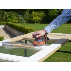 Black & Decker BLACK+DECKER 18V Cordless Random Orbital Sander With Sanding Sheet (BDCROS18-GB) -Stanley Shop 12838417 2074832984880282