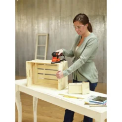 Black & Decker BLACK+DECKER 120W Corded Detail Mouse Sander With 6x Accessories And Storage Bag (KA2000-GB) -Stanley Shop 12838539 1754832961394668