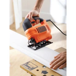 Black & Decker BLACK+DECKER Variable Speed 520W Corded Jigsaw With Blade And Kit Box (KS701EK-GB) -Stanley Shop 12838550 1984832962760688