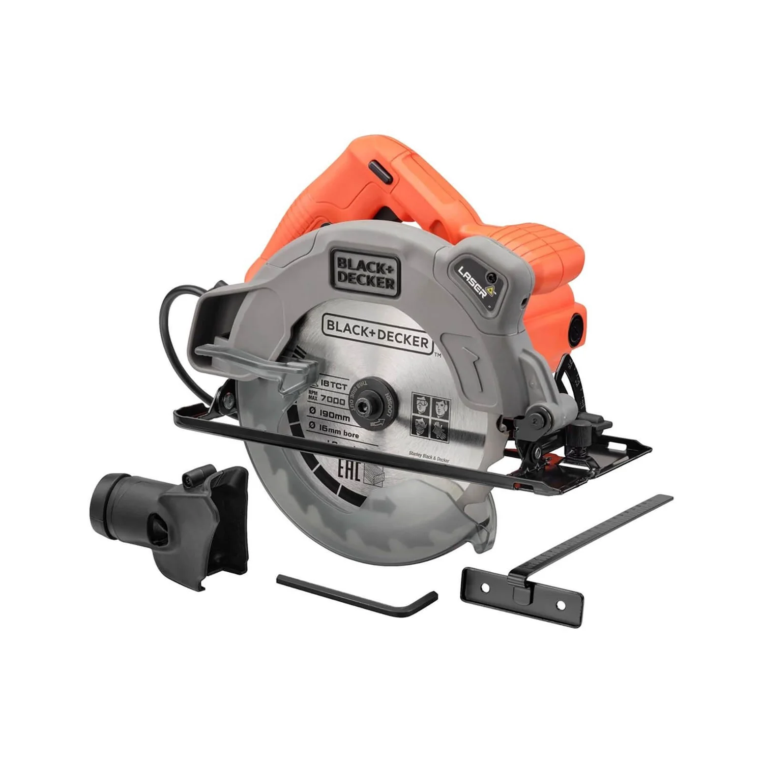Black & Decker BLACK+DECKER 1250W Corded Circular Saw With Blade (CS1250L-GB) 3 Black & Decker BLACK+DECKER 1250W Corded Circular Saw With Blade (CS1250L-GB)