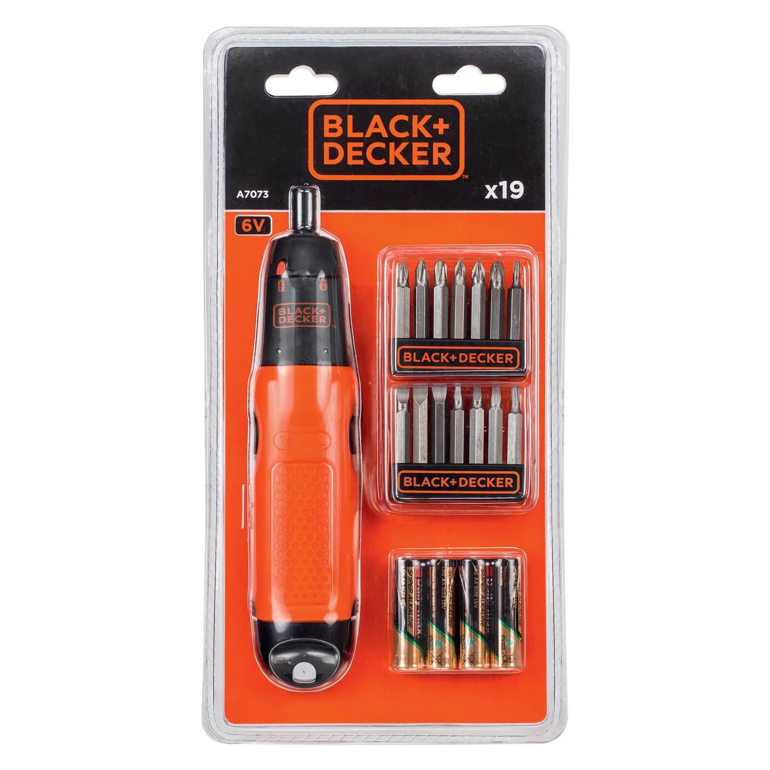Black & Decker BLACK+DECKER Electric Screwdriver With 19 Accessories (A7073-XJ) 4 Black & Decker BLACK+DECKER Electric Screwdriver With 19 Accessories (A7073-XJ) - Image 2