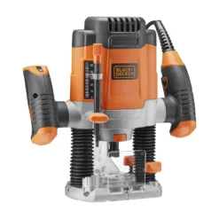 Black & Decker BLACK+DECKER 6.35mm 1200W Corded Plunge Router With Accessories (KW1200EKA-GB) -Stanley Shop 12838565 2024832962575996