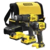 STANLEY FATMAX V20 18V Cordless Combi Drill And Impact Driver Kit With Soft Bag (SFMCK465D2S-GB) 2 STANLEY FATMAX V20 18V Cordless Combi Drill And Impact Driver Kit With Soft Bag (SFMCK465D2S-GB) -Stanley Shop 12838767 1454831603998024