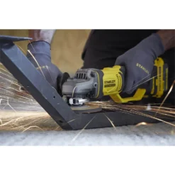 STANLEY FATMAX V20 18V Cordless Angle Grinder With Kit Box (SFMCG400D1K-GB) -Stanley Shop 12838901 1484832952643359