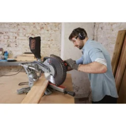 Black & Decker BLACK+DECKER 254MM 2100W Corded Sliding Compound Mitre Saw (BES710-GB) 16 Black & Decker BLACK+DECKER 254MM 2100W Corded Sliding Compound Mitre Saw (BES710-GB) -Stanley Shop 12838917 1244832952835461