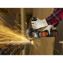 Black & Decker BLACK+DECKER 125MM 18V Cordless Angle Grinder With 3 Discs (BCG720D13-GB) -Stanley Shop 12838922 1114866673580793