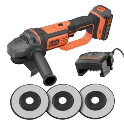Black & Decker BLACK+DECKER 125MM 18V Cordless Angle Grinder With 3 Discs (BCG720D13-GB) -Stanley Shop 12838922 3154866673475397