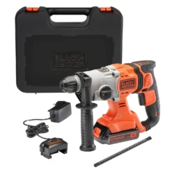 Black & Decker BLACK+DECKER 18V Cordless SDS Plus Hammer Drill With Kit Box (BCD900D1K-GB) -Stanley Shop 12839061 1884866673869360