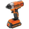 Black & Decker BLACK+DECKER 18V Cordless Impact Driver With Battery And Charger (BDCIM18C1-GB) -Stanley Shop 12839062 1504866673730196