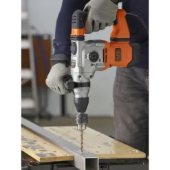 Black & Decker BLACK+DECKER 1250W Corded SDS Plus Hammer Drill With Kit Box (BEHS03K-GB) -Stanley Shop 12839069 1114852073465091