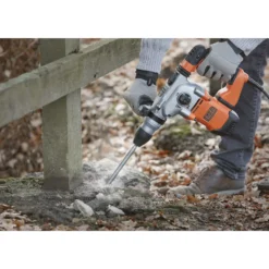 Black & Decker BLACK+DECKER 1250W Corded SDS Plus Hammer Drill With Kit Box (BEHS03K-GB) -Stanley Shop 12839069 4144852073400552