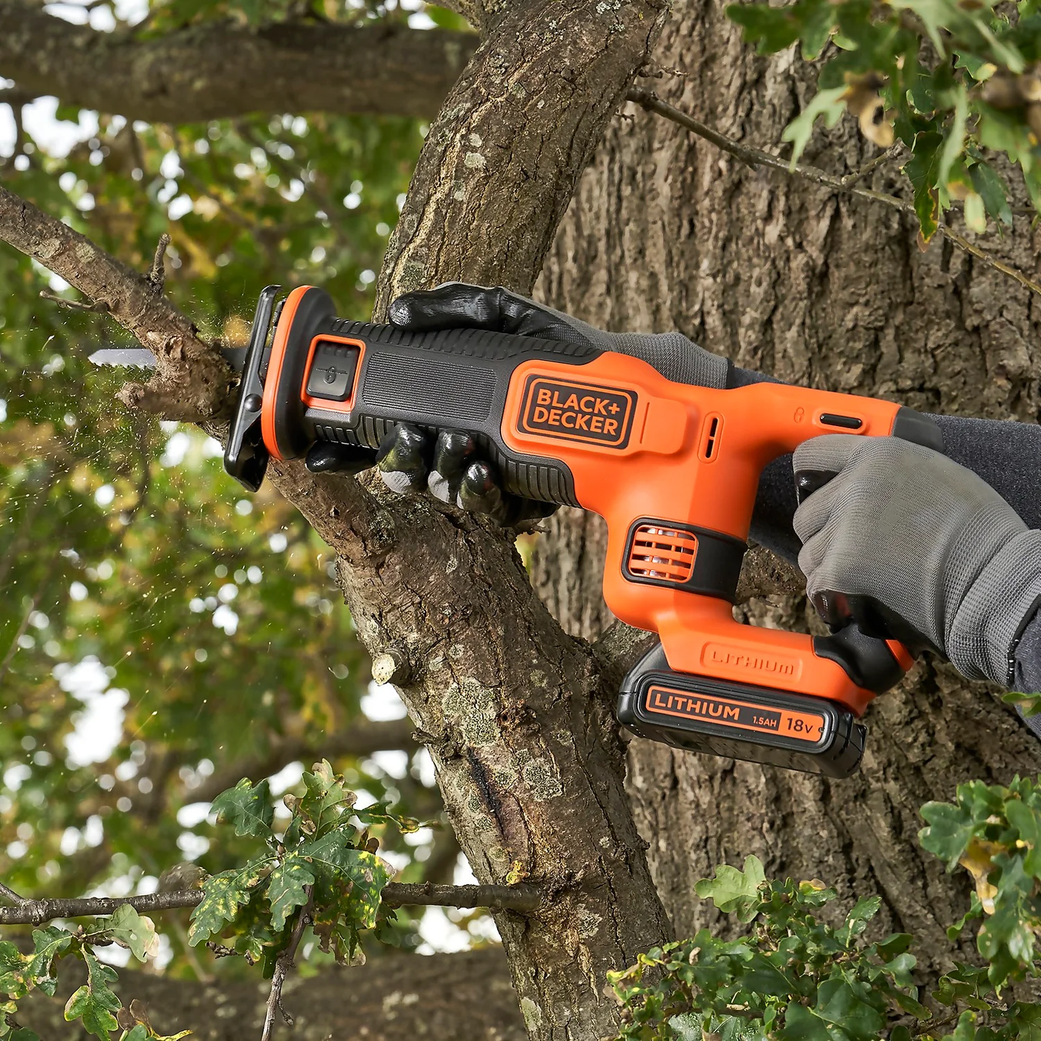 Black & Decker BLACK+DECKER 18V Cordless Reciprocating Saw With Blade (BDCR18C1-GB) 7 Black & Decker BLACK+DECKER 18V Cordless Reciprocating Saw With Blade (BDCR18C1-GB) - Image 5