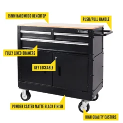36 Mobile Workbench With Tool Storage -Stanley Shop 12840868 2414855785946011