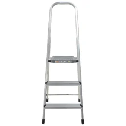 Rhino Lightweight Aluminium Step Ladder - 3 Tread -Stanley Shop 12889756 2134860593160009