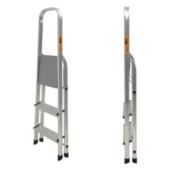 Rhino Lightweight Aluminium Step Ladder - 3 Tread -Stanley Shop 12889756 7694860593209557