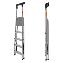 Rhino Lightweight Aluminium Step Ladder With Tool Tray - 5 Tread 15 Rhino Lightweight Aluminium Step Ladder With Tool Tray - 5 Tread -Stanley Shop 12889761 1004860593597088