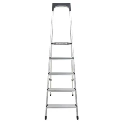 Rhino Lightweight Aluminium Step Ladder With Tool Tray - 5 Tread 11 Rhino Lightweight Aluminium Step Ladder With Tool Tray - 5 Tread -Stanley Shop 12889761 1884860593485641