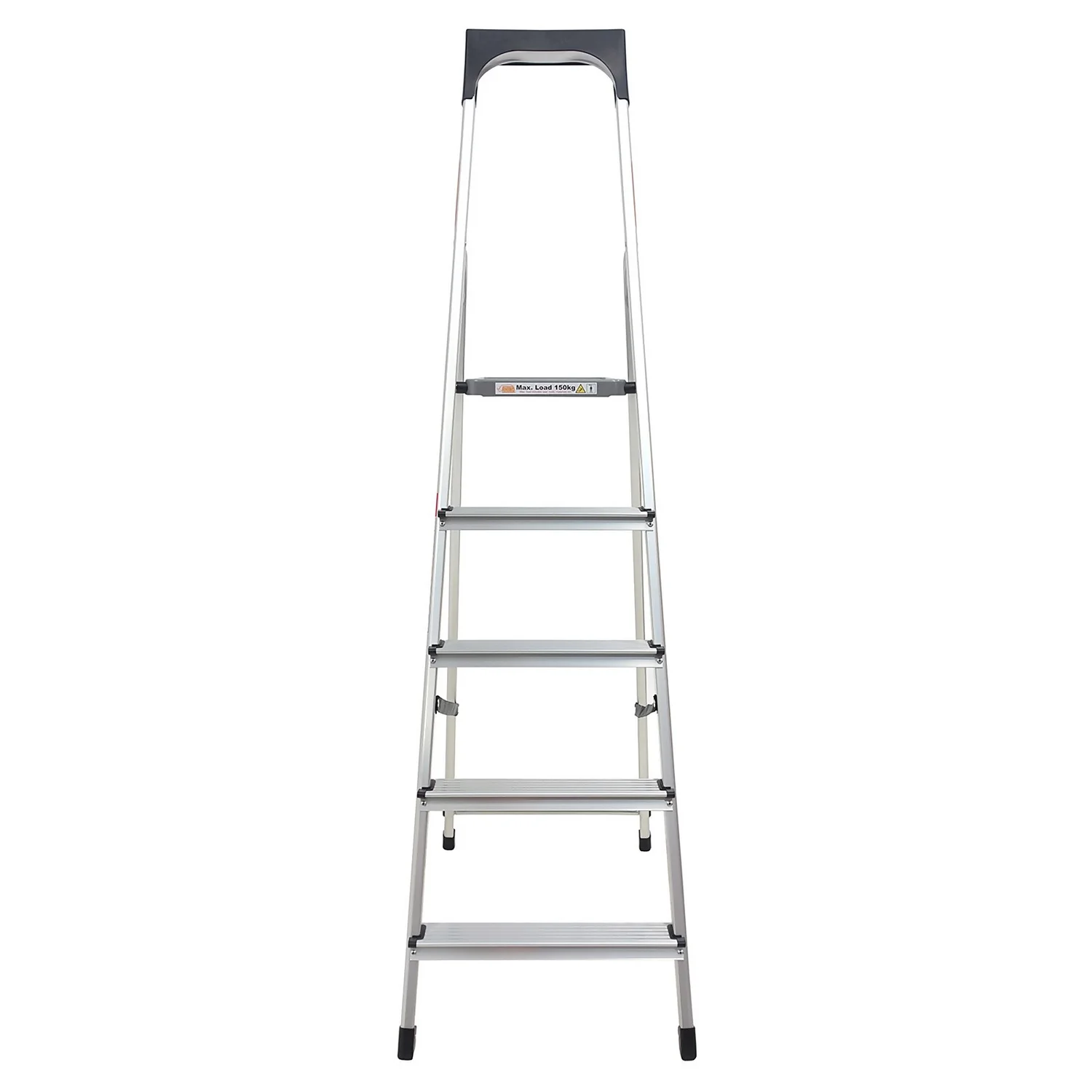 Rhino Lightweight Aluminium Step Ladder With Tool Tray - 5 Tread 5 Rhino Lightweight Aluminium Step Ladder With Tool Tray - 5 Tread - Image 3