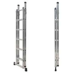 Rhino 3 In 1 Aluminium Combination Ladder -Stanley Shop 12889762 7614860592942086