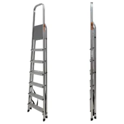 Rhino Lightweight Aluminium Step Ladder - 7 Tread -Stanley Shop 12889765 1184860593563233