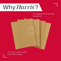Harris Seriously Good Coarse Grade Sandpaper -Stanley Shop 12891666 2735045983261773
