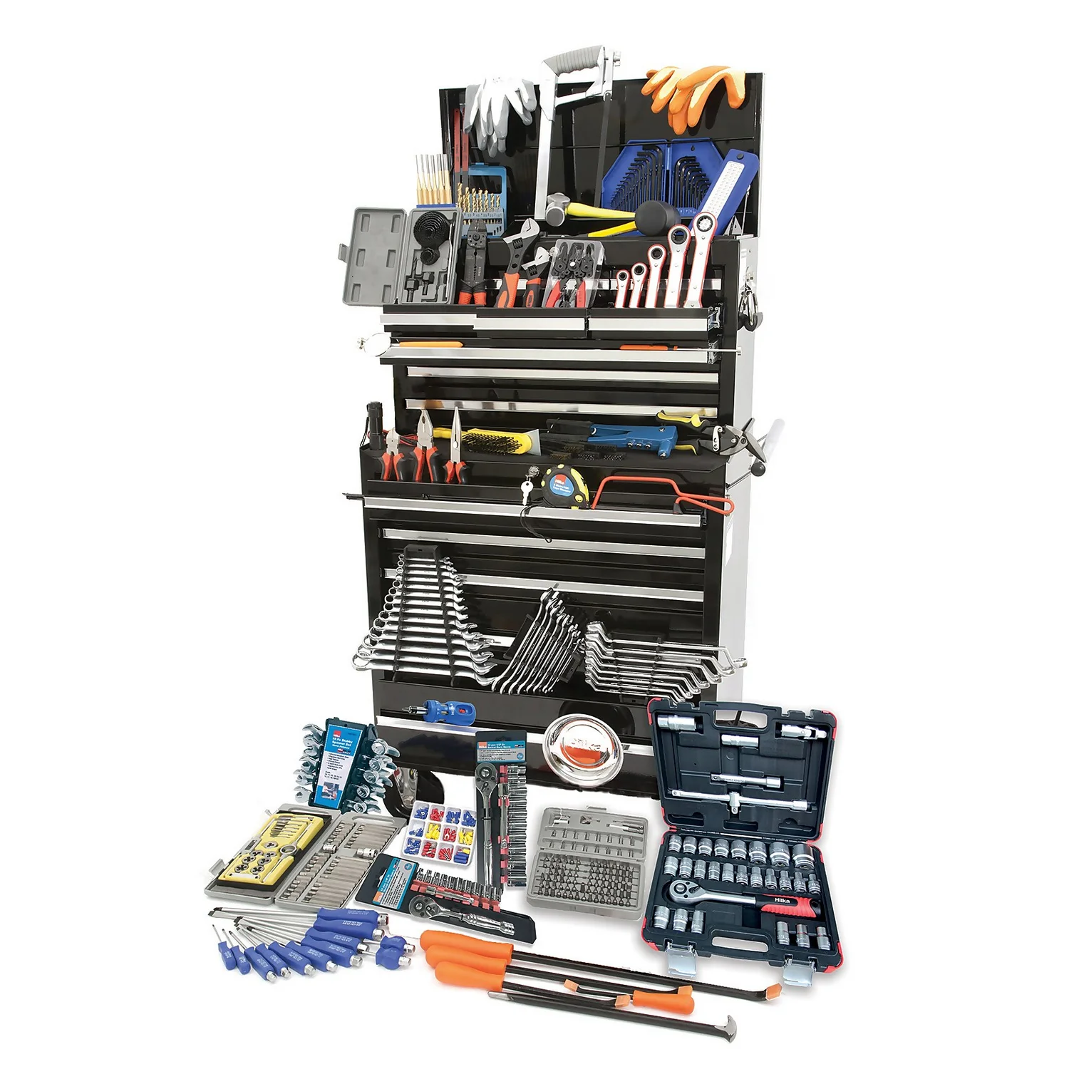 Hilka 489 Piece Tool Kit With Pro Chest And Cabinet 3 Hilka 489 Piece Tool Kit With Pro Chest And Cabinet