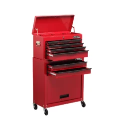 Hilka Heavy Duty 8 Drawer Combination Tool Storage Chest With Ball Bearing Slides