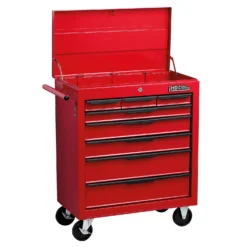 Hilka Heavy Duty 8 Drawer Tool Storage Trolley With Lid Storage And Ball Bearing Slides -Stanley Shop 12892530 1484864755641589