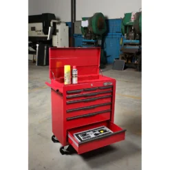 Hilka Heavy Duty 8 Drawer Tool Storage Trolley With Lid Storage And Ball Bearing Slides -Stanley Shop 12892530 1584864755562272